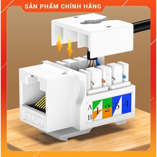Đầu nối RJ45 âm tường cho dây mạng Cat6 Ugreen 80178 - Hàng Chính Hãng