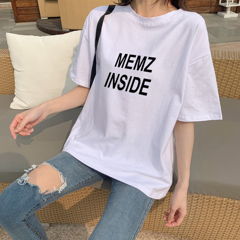 Aó Thun Tay Lỡ In Chữ Memz Inside, Aó Thun Nam Nữ Unisex In Chữ Cá Tính - ATIN06 | BigBuy360 - bigbuy360.vn
