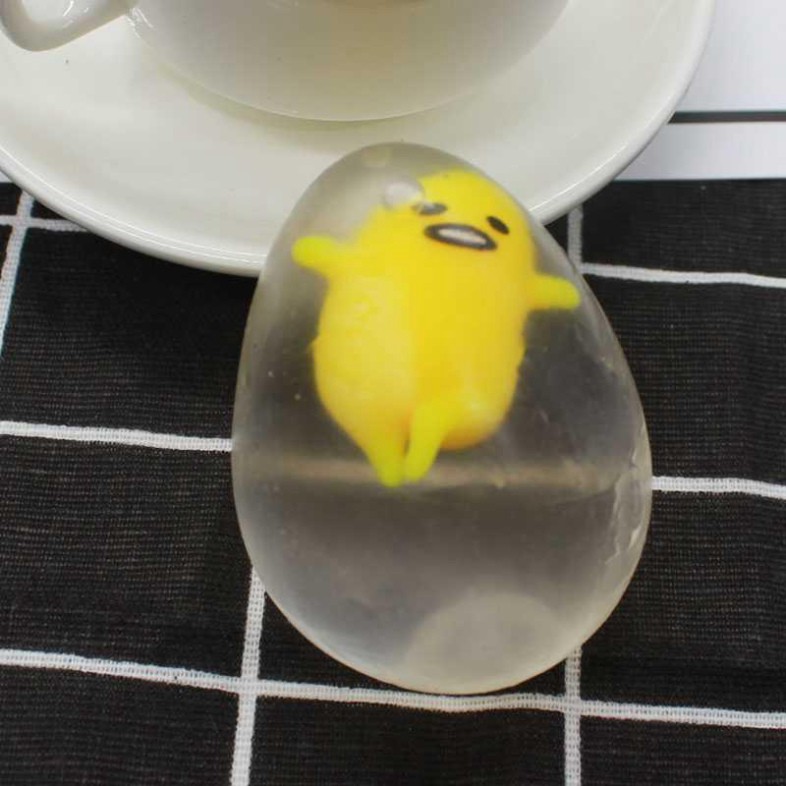 Gudetama Squishy trút giận hình người Bóp Xả Stress Hình Cậu Bé