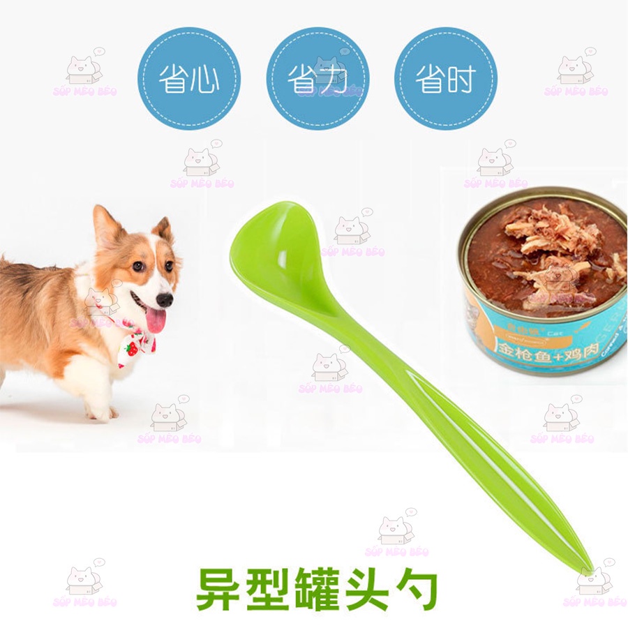 Muỗng thìa đặc biệt chuyên dụng xúc thức ăn trong đồ lon Cún Mèo