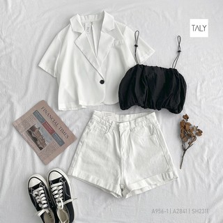 Áo vest lửng trơn TALY A2841