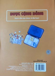 Sách - Dược cộng đồng (Sách đào tạo dược sĩ đại học)