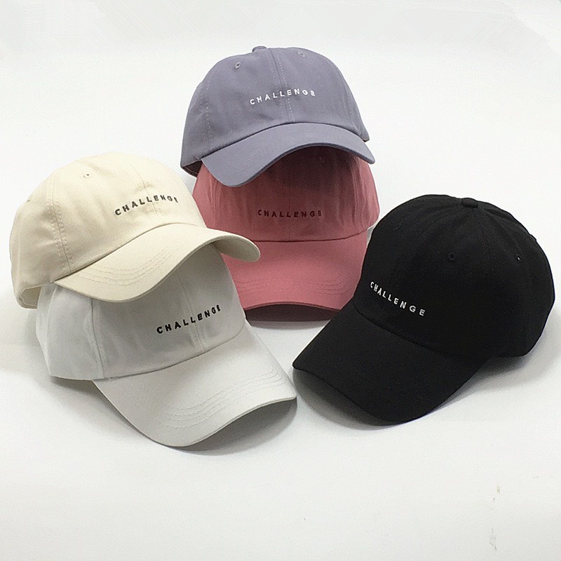 Mũ lưỡi trai nón kết ulzzang thêu chữ Challenge unisex phù hợp cho cả nam và nữ nhiều màu