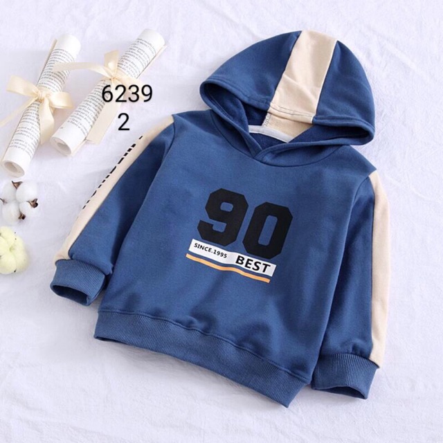 Áo hoddie nỉ bé trai/gái