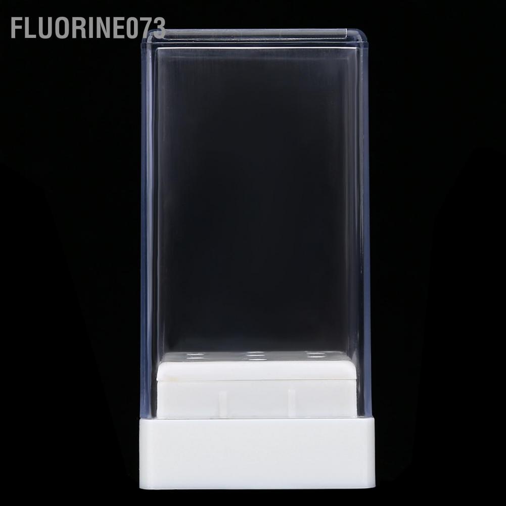 Fluorine073 7 lỗ Đầu máy khoan móng Bits Chủ tổ chức Hộp đựng để hiển thị đầu mài tay