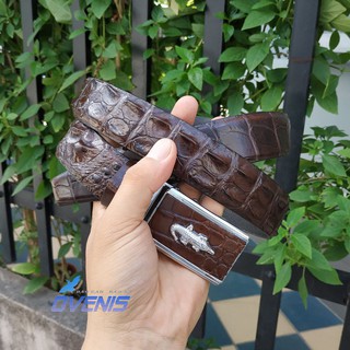 Dây thắt lưng cá sấu có gù rất đẹp