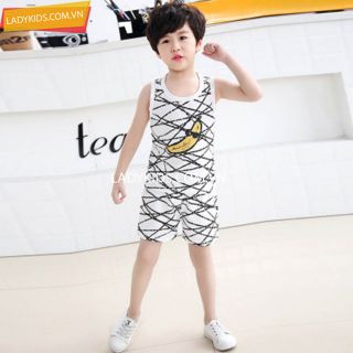 Sỉ lẻ bộ mặc nhà sát nách trẻ em chỉ với giá 95K