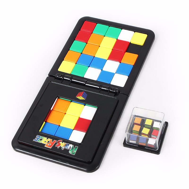 Đồ Chơi Trí Tuệ Rubik's Race - Magic Block Game Board Game Đối Kháng 2 người cực hấp dẫn, luyện phản xạ rubik race