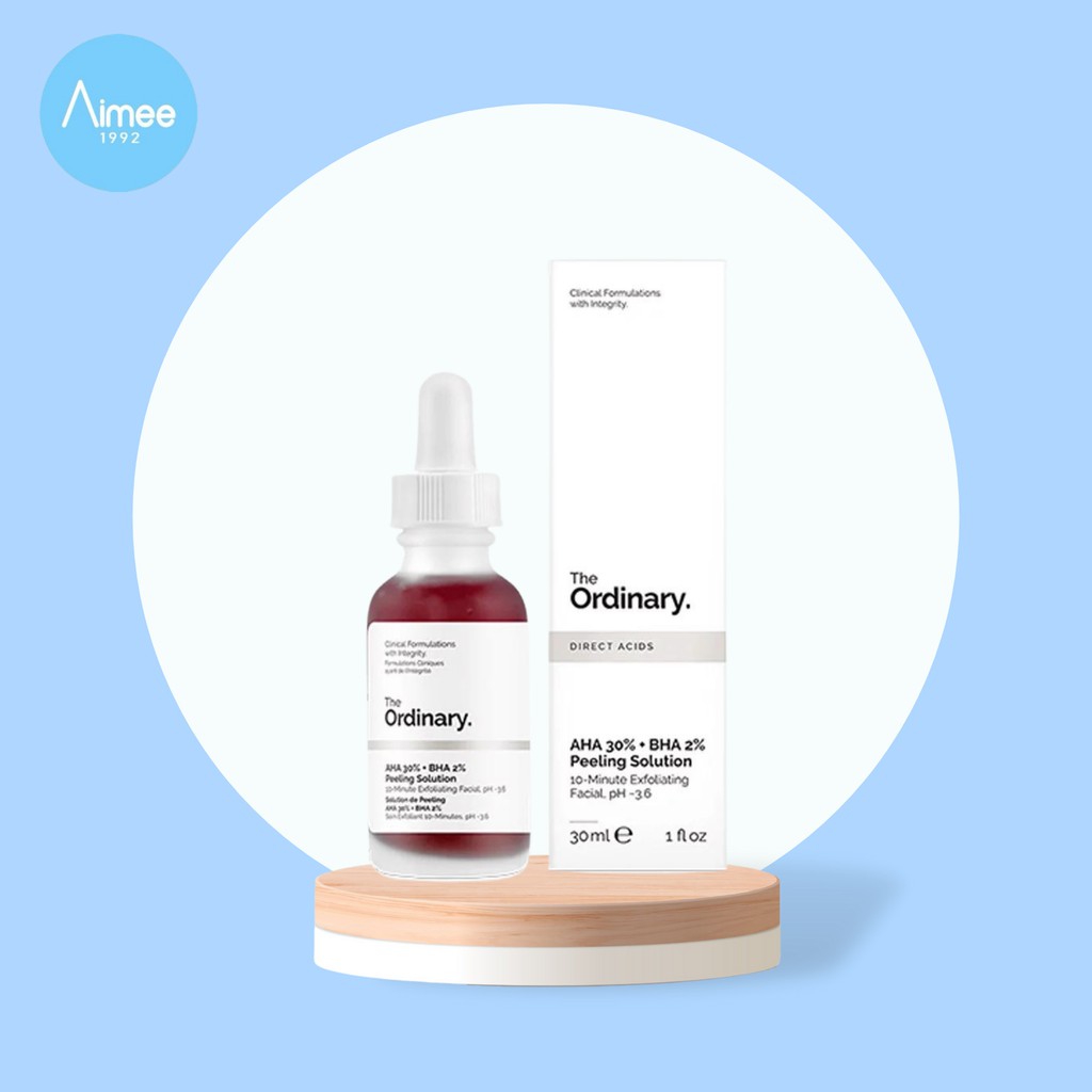 Tinh chất AHA 30% BHA 2% Peeling Solution THE ORDINARY Serum tẩy tế bào chết, cải thiện mụn - 30ML