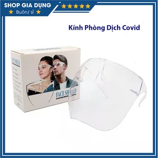 Kính Phòng Dịch FACE SHIELD , Chống Giọt Bắn, Kính Bảo Hộ, Chống Bụi Đi Đường phố