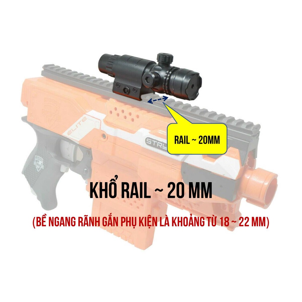 Đèn Pin, Đèn Laze - Phụ Kiện Đồ Chơi Nerf