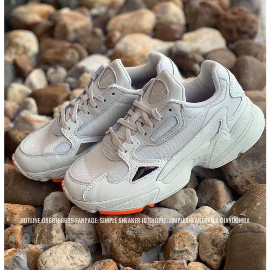 Giày Adidas Falcon💙FREESHIP💙 Giảm 50K Khi Nhập Mã [ADIDAS_AUTH]- Giày Adidas Falcon Chuẩn Auth- Falcon Trắng Kem