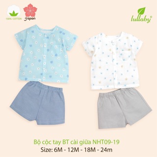 Bộ cộc tay gấu lullaby hanami (2 màu)