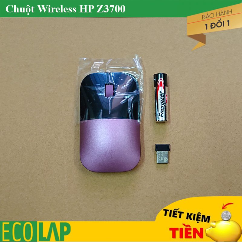 Chuột không dây HP LED Xanh chạy trên mặt kính + tặng kèm pin xịn