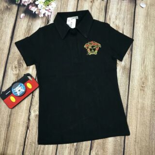 Áo thun cổ bẻ nữ