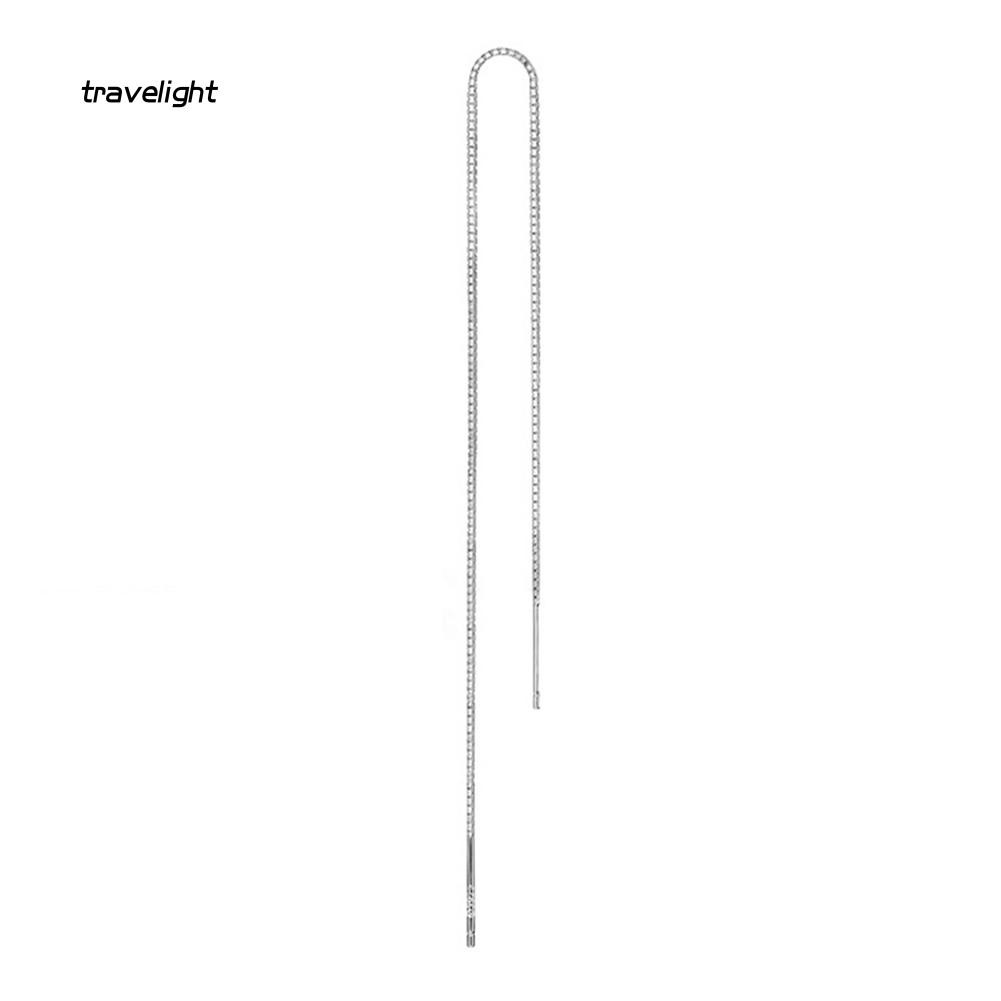 1 Khuyên Tai Dây Xích Dáng Dài Thời Trang Cho Nữ