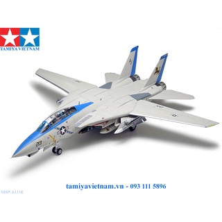 [TAMIYA] 61118 Mô hình máy bay quân sự 1/48 SCALE GRUMMAN F-14D TOMCAT
