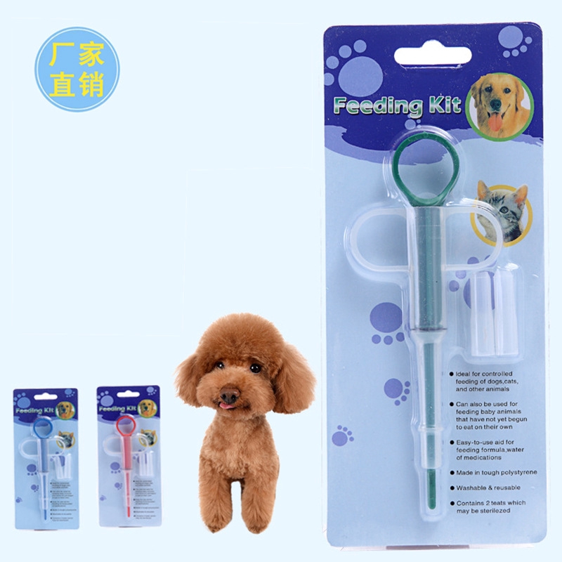 Pet dog cat thuốc feeder