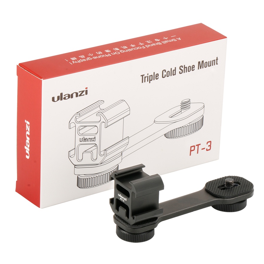 Ngàm mở rộng Ulanzi Triple Cold Shoe PT-3