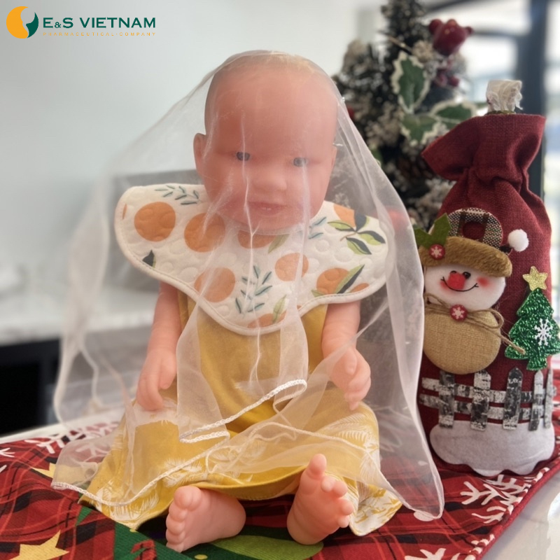 Khăn Voan cho bé - Khăn Bông Bay Che Mặt Chắn Gió Bụi cho bé