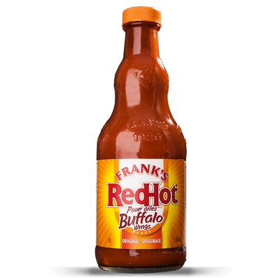 Sốt Ớt Cay Frank's RedHot Buffalo Wings Hot Sauce, Chai 354 mL (12 Fl. Oz.)