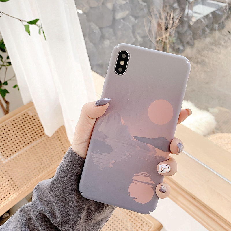 Huawei Y9S Mate 30 P40 Nova 5T Case Cute Carton Matte Pikachu Flower Leaves Hard PC Cover