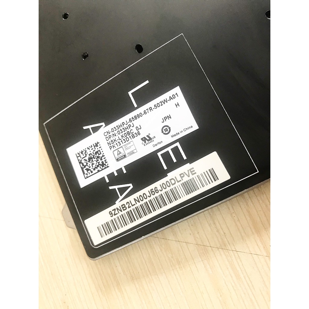 BÀN PHÍM LAPTOP DELL LATITUDE E5450 E5470 E7450 E7470 E7480 CÓ ĐÈN LIKENEW - ZIN THÁO MÁY CHUẨN NHẬT