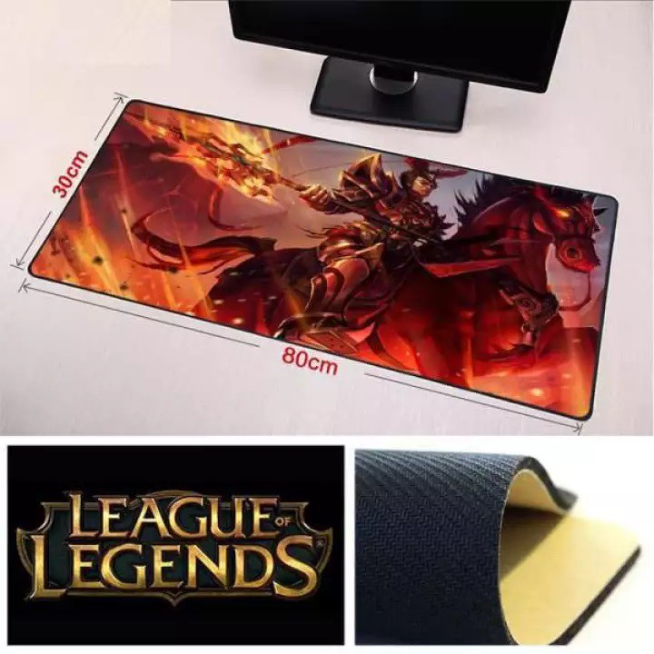 Lót Chuột Bàn Di Chuột Pad Gaming Loại Lớn May Viền, FullBox 300x800x3mm