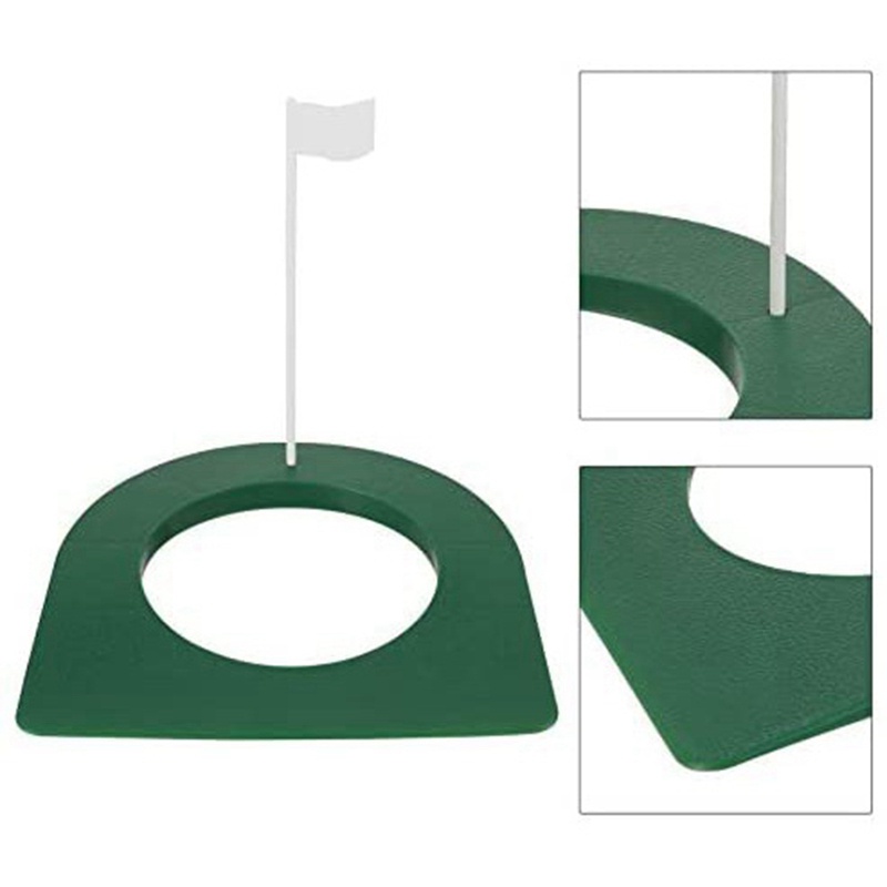 Set 2 Cốc Giữ Bóng Golf Kèm Cờ Hỗ Trợ Luyện Tập