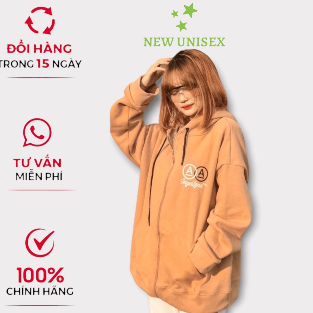 Áo Khoác Oversize From Rộng , Áo Khoác Nỉ Bông Ngoại Nhập Cao Cấp  Kiểu hoodie nam nữ TP [NewUnisex]