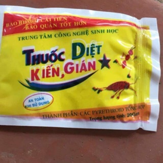 Chế phẩm Maxsect - Bột rắc diệt kiến, gián 20gr