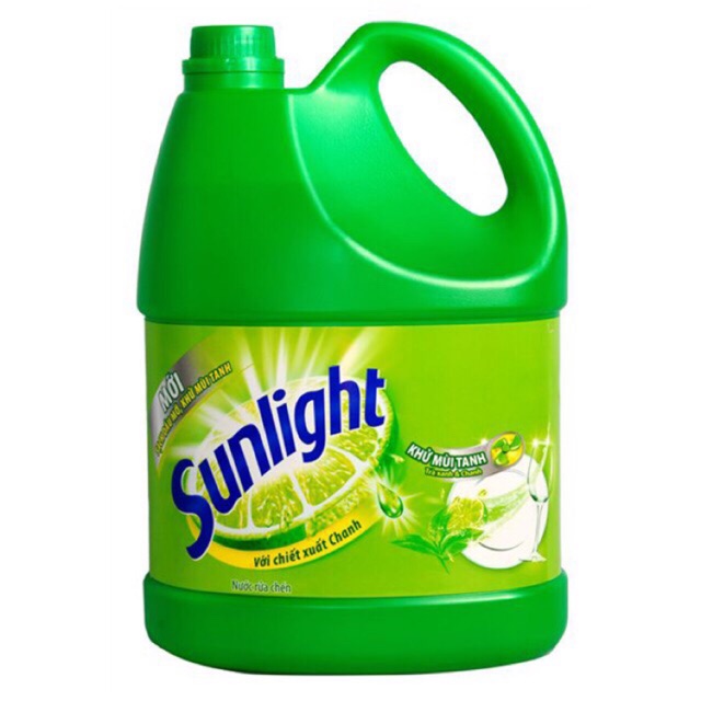 Nước rửa chén Sunlight Trà Xanh 3.8kg(giá bao bì 112k)