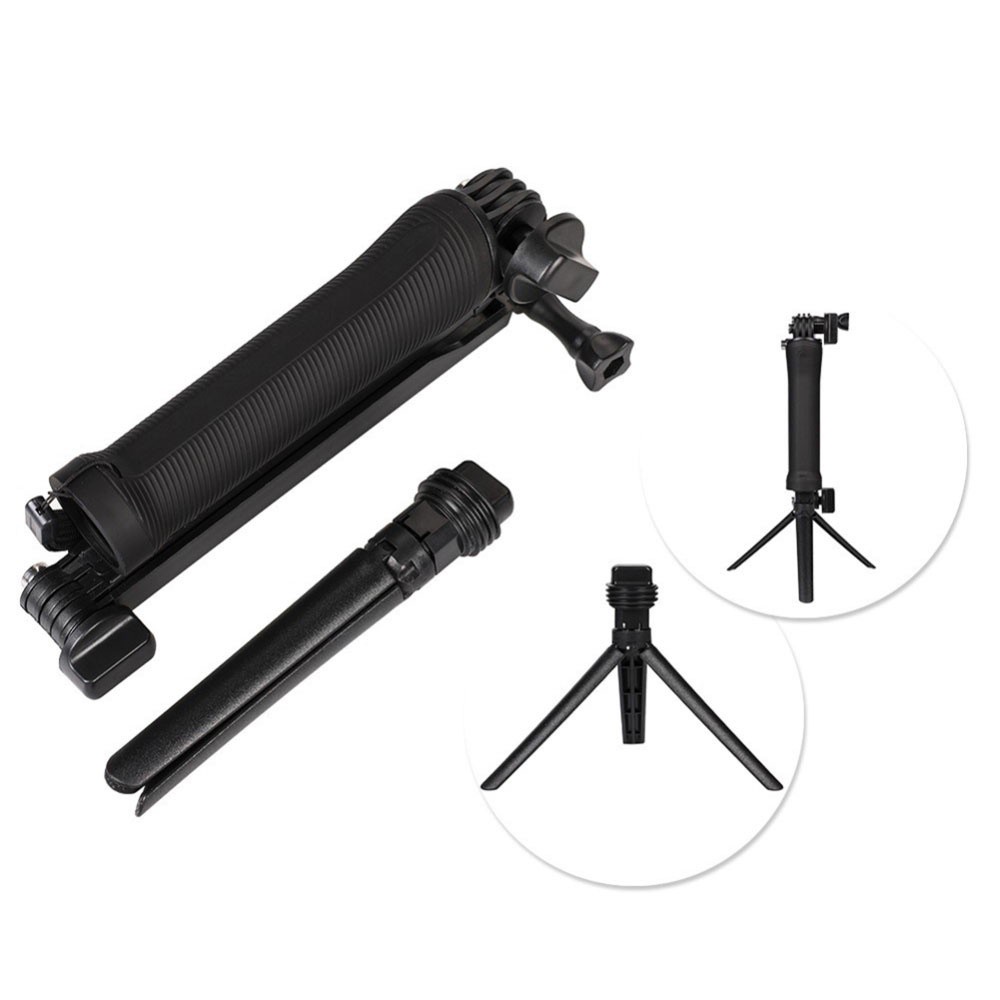 Tripod máy ảnh mini kiêm gậy selfie chuyên nghiệp thu gọn được 3 hướng cầm tay đa năng chuyên nghiệp cho GoPro HARRIETT | BigBuy360 - bigbuy360.vn