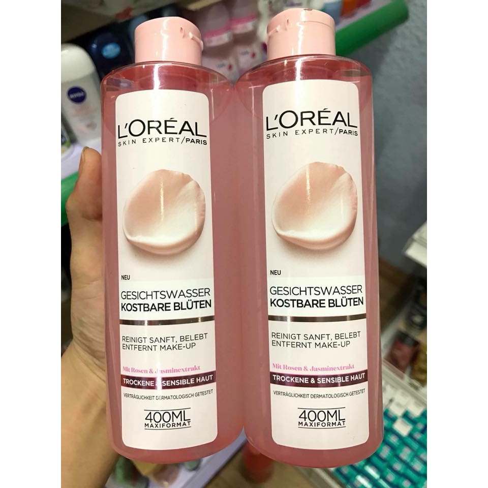 Nước hoa hồng LOREAL chiết xuất 100% từ hoa hồng tươi