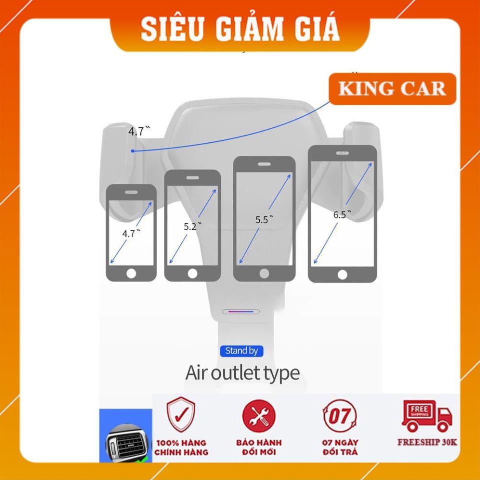 Giá đỡ điện thoại cài cửa gió điều hòa ô tô đế da - Shop KingCar