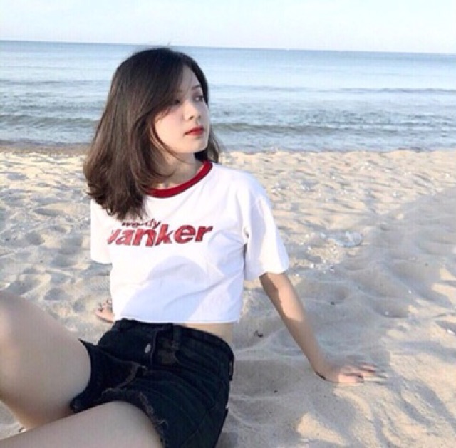 Áo Crop Top wanker ( kèm ảnh thập phía sau)