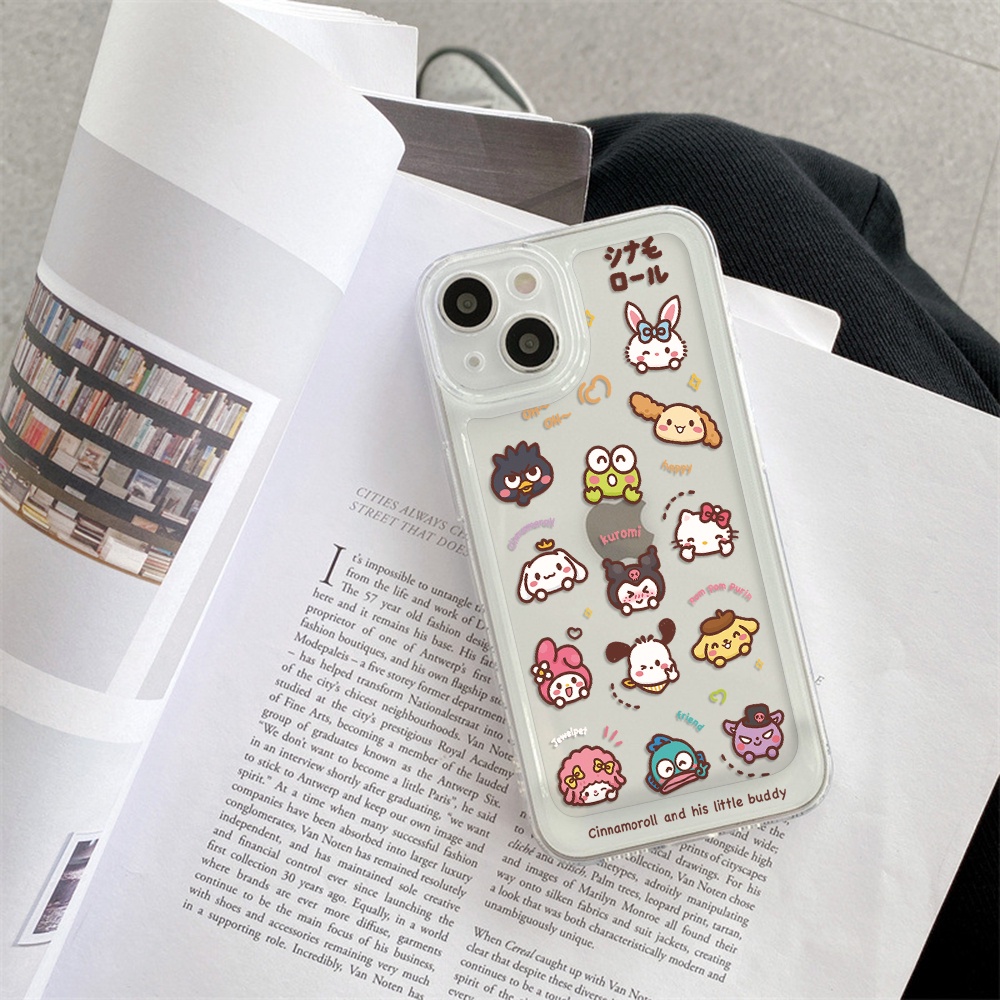 Ốp Điện Thoại Mềm Trong Suốt Chống Sốc In Họa Tiết Cho iPhone 11 13 12 X XS Pro Max XR 12 13