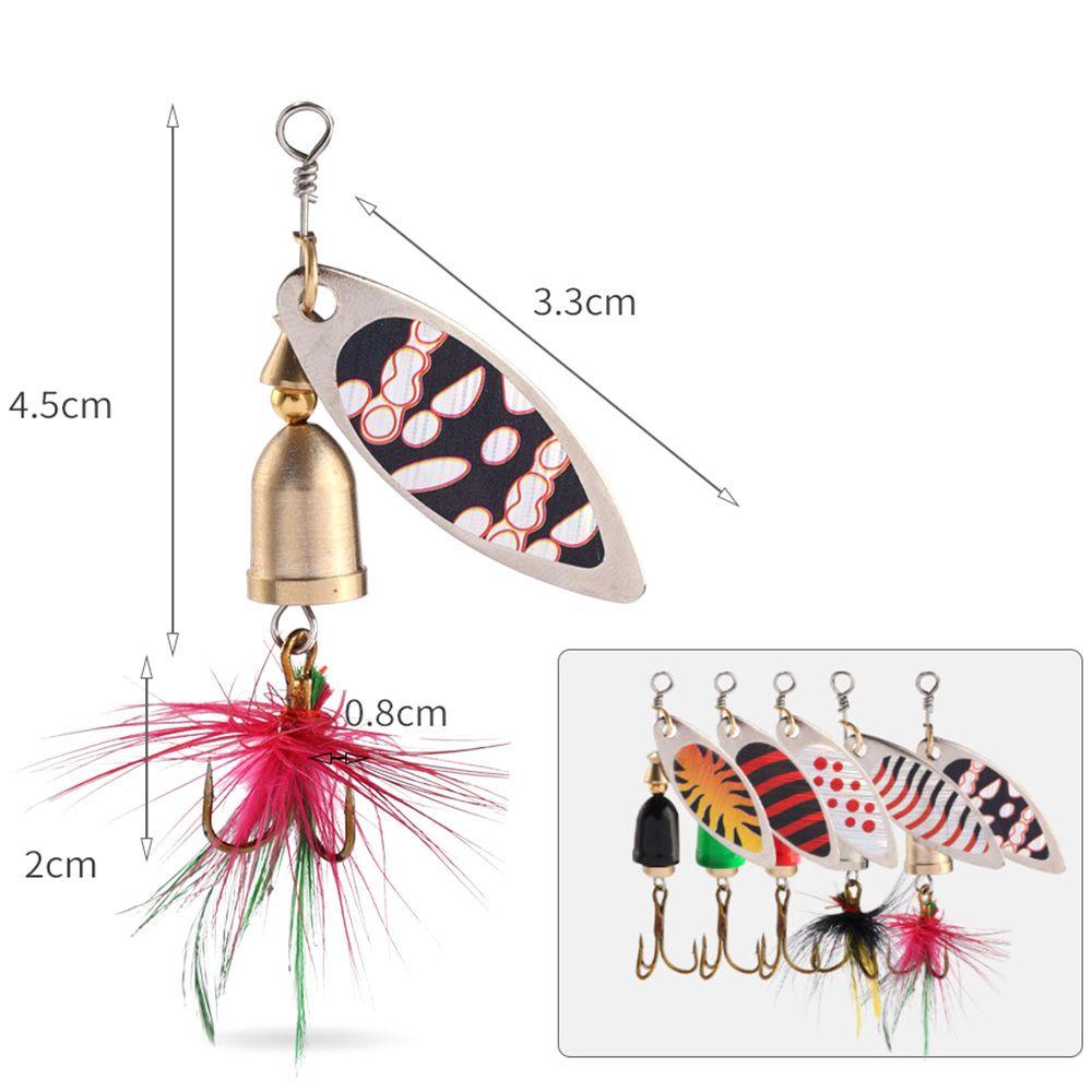 Set 5 Mồi Câu Cá Giả Bằng Kim Loại Tiện Dụng