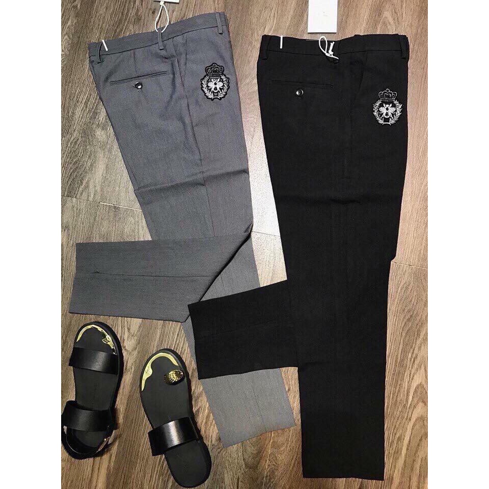 Quần Âu đen thêu ong | BigBuy360 - bigbuy360.vn