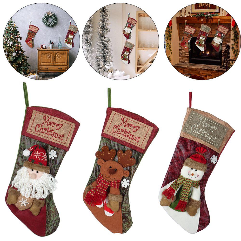 JANE Tất Treo Trang Trí Cây Thông Noel