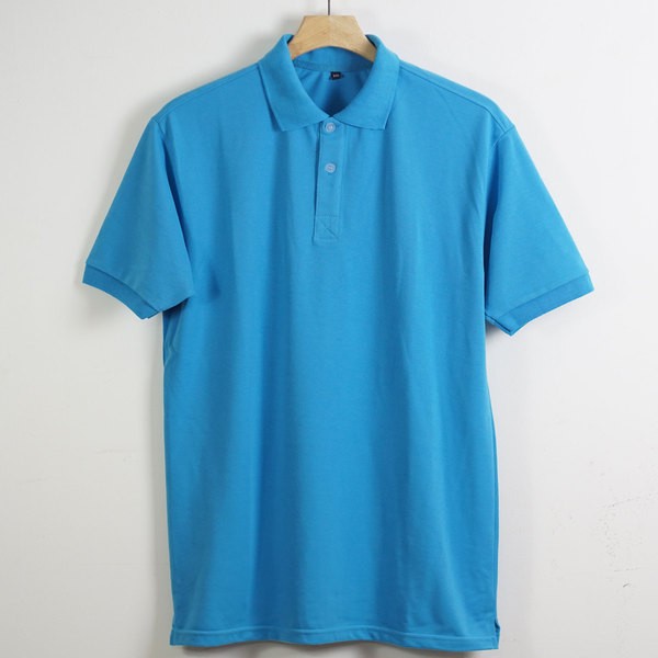 ÁO THUN PO LO MÀU XANH NGỌC NAM / NỮ CỘC TAY CỔ BẺ B5890