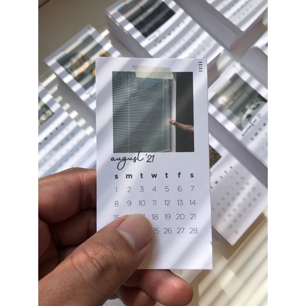 Lịch thẻ in ảnh theo yêu cầu
