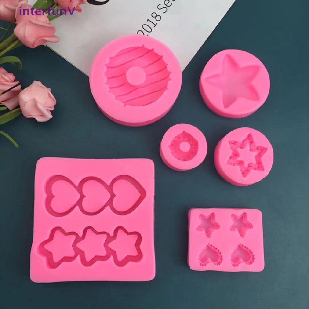 Khuôn Silicone Làm Bánh Donut / Sô Cô La / Kẹo Ngọt Tiện Dụng