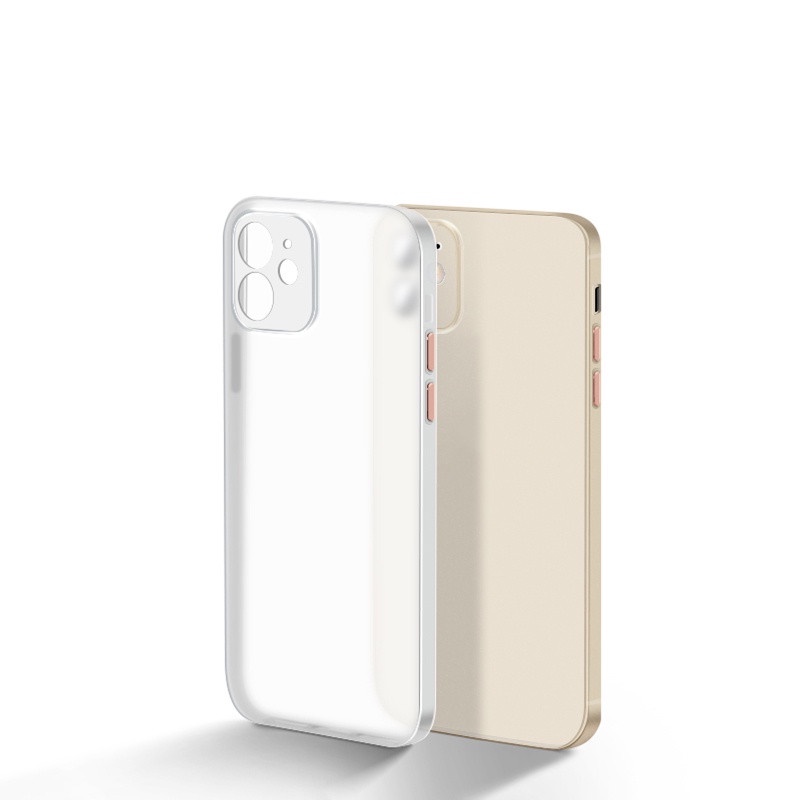 Ốp Điện Thoại TPU Mềm Siêu Mỏng 0.2MM Cho IPhone 11 12 13 14 15 Pro Max X XS Cover Slim Matte Case