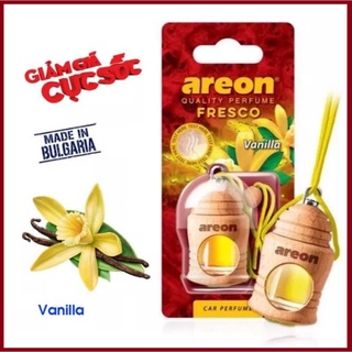 Tinh dầu treo xe ô tô hương vani – Areon Fresco Vanilla