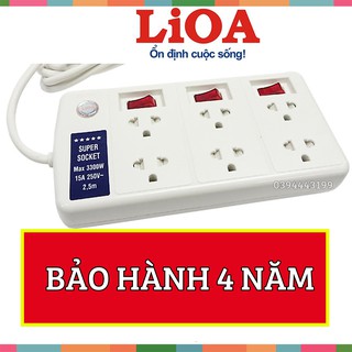 Ổ cắm kéo dài Lioa 6SS2.5-2