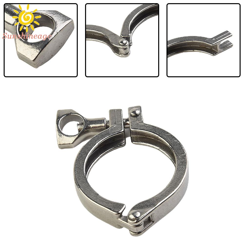 SUNAGE- ~Tri Clamp Clover Union Sanitary 1pc 64MM OD Ferrule Flange Stainless Steel 304【SUNAGE-HOT Fashion】