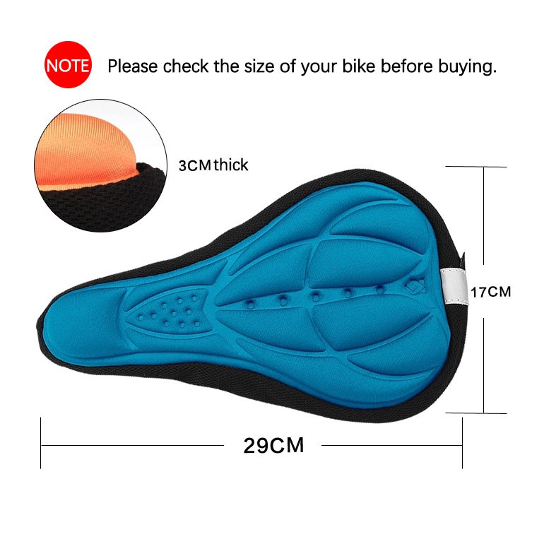 Đệm xốp lót yên xe đạp leo núi êm ái thoải mái
