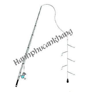 Thẻo Câu Cá Dây Thép 5 Lưỡi