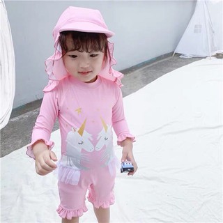 Áo bơi liền thân ngựa pony dễ thương cho bé